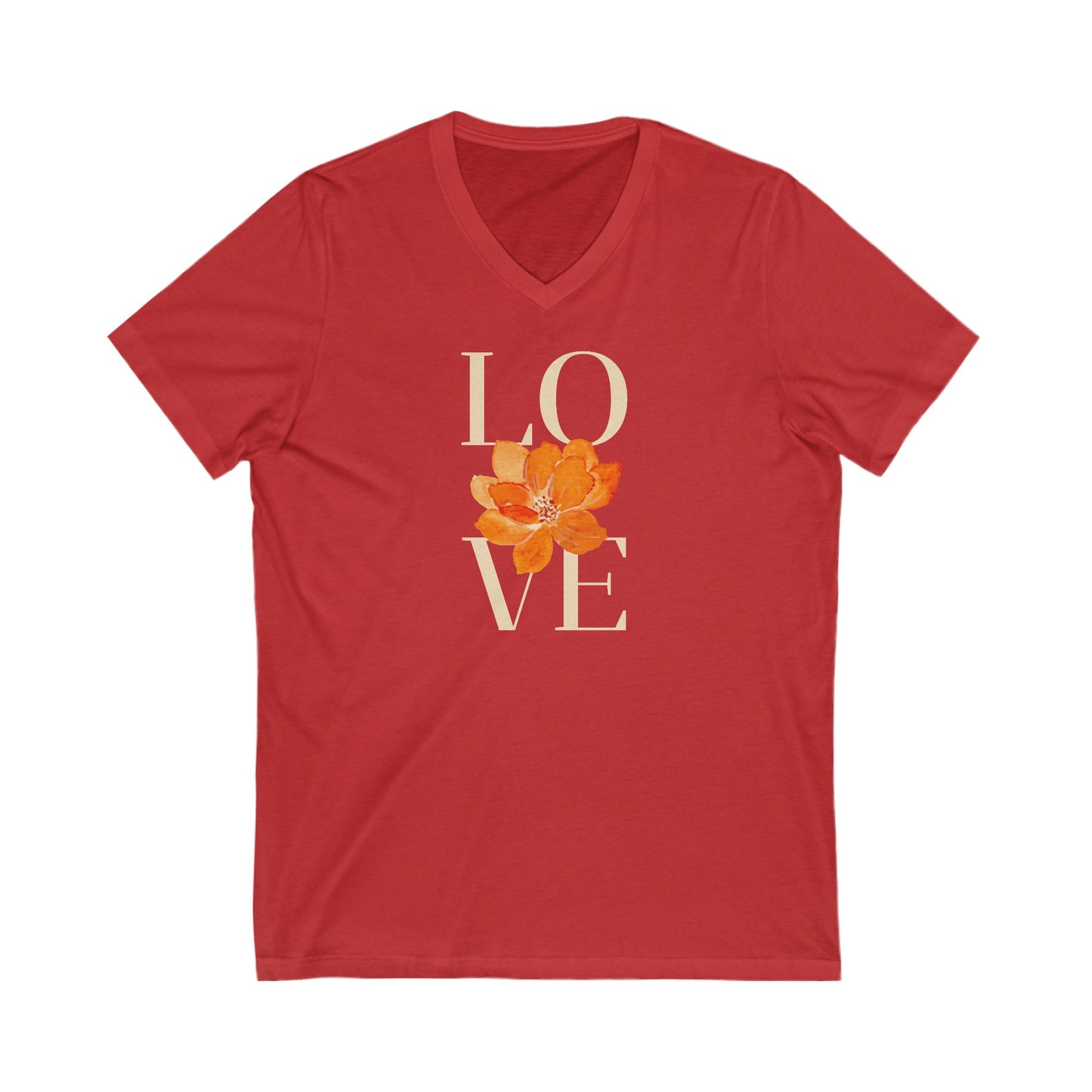 Floral Love Women's  V-NeckTee