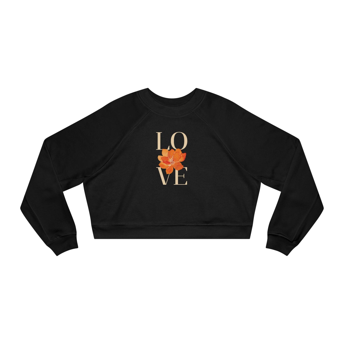 L.O.V.E  Women's Cropped Sweater