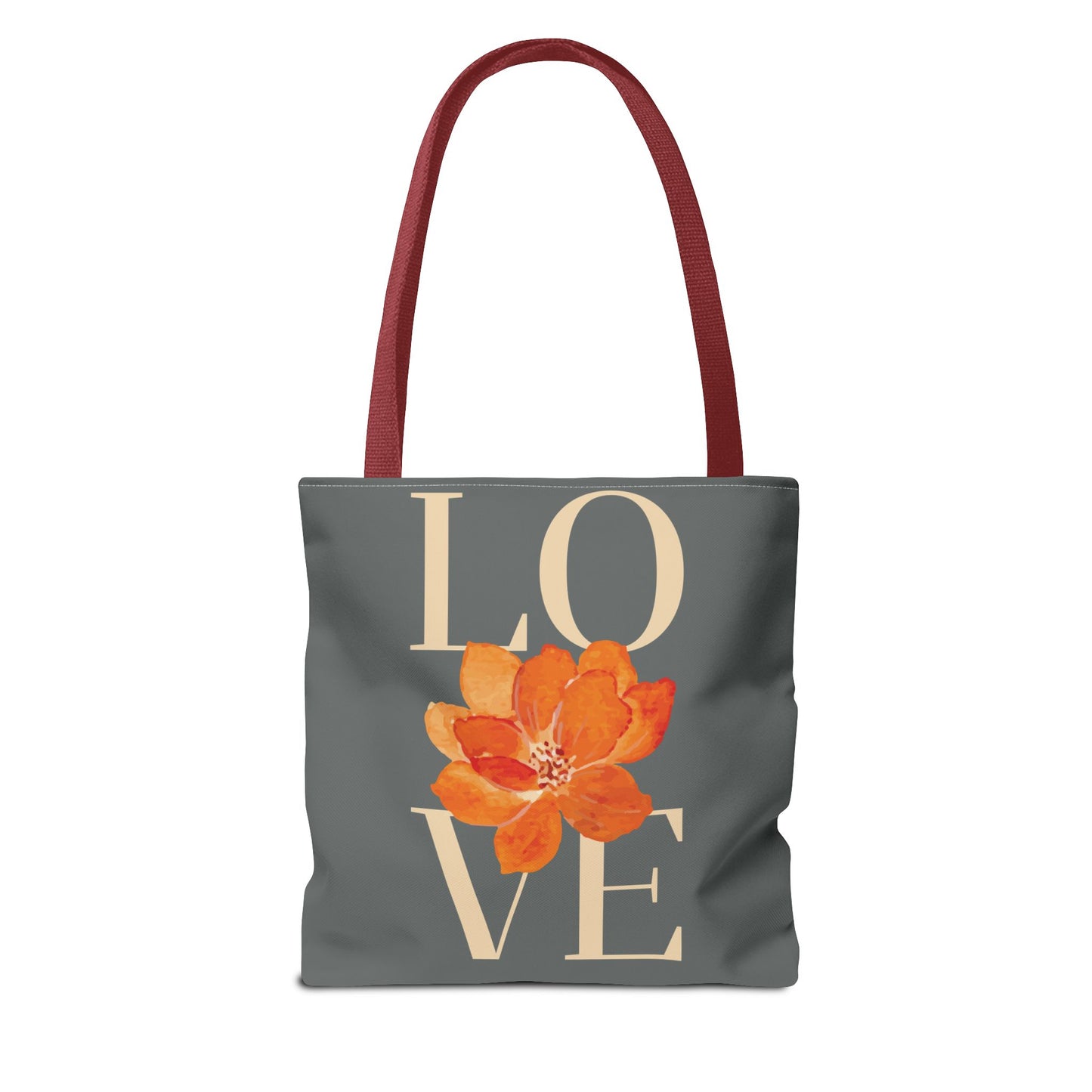 Love Floral Tote Bag