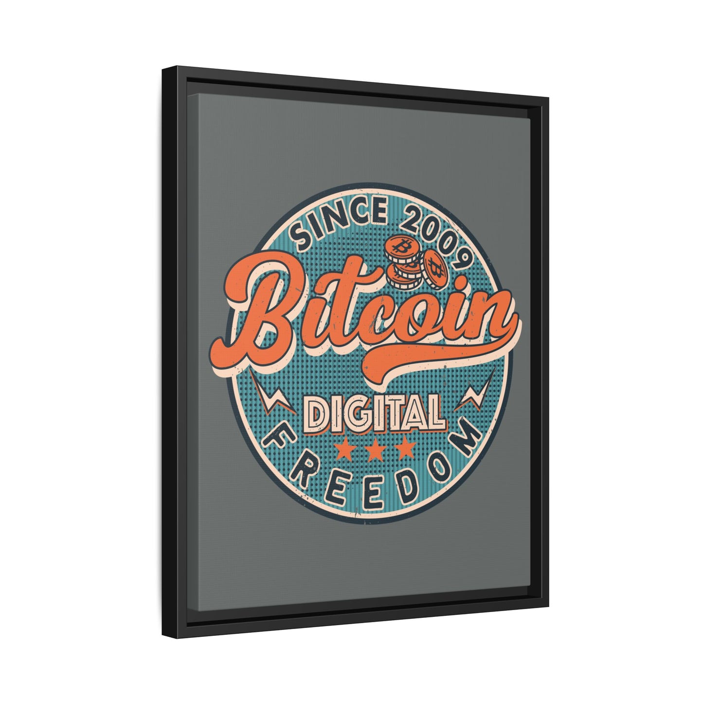 Digital Freedom Bitcoin Wall Art