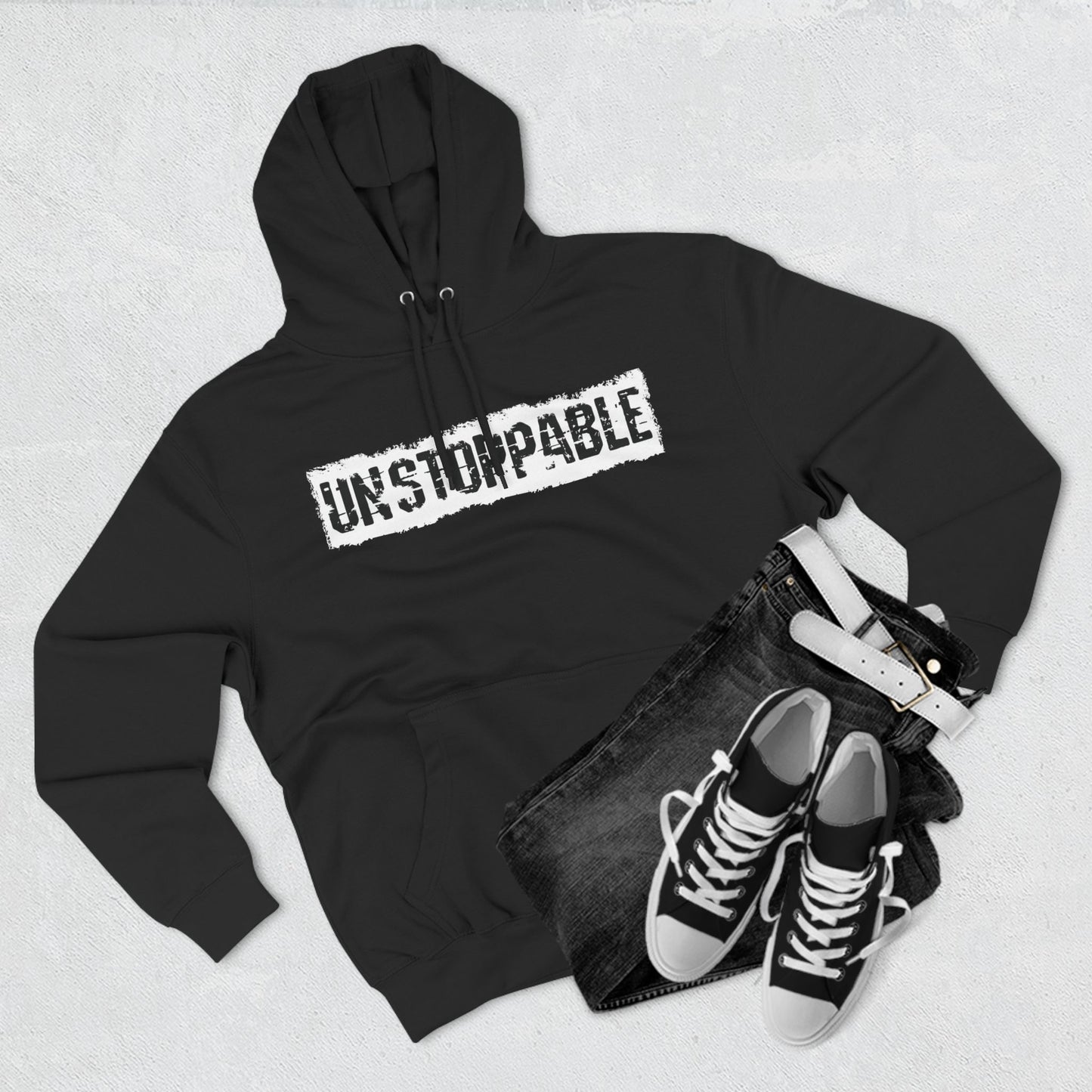 Fleece Hoodie `Unstoppable` Dynamic Design