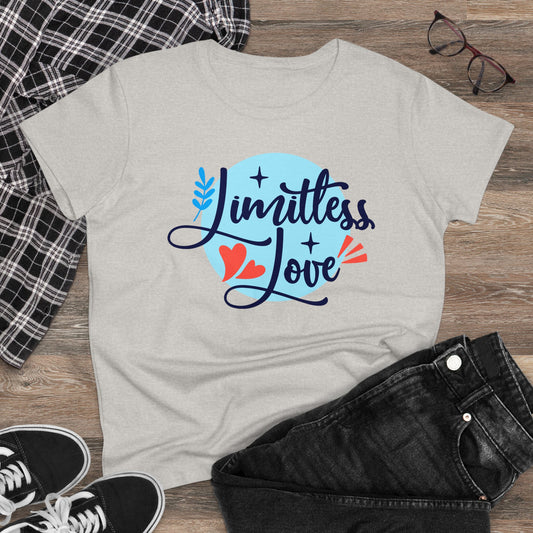 Women's Tee - Limitless Love T-Shirt Celebrating Love and Freedom