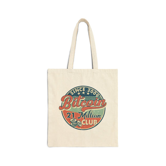 21 Million Club Cotton Canvas Tote Bag