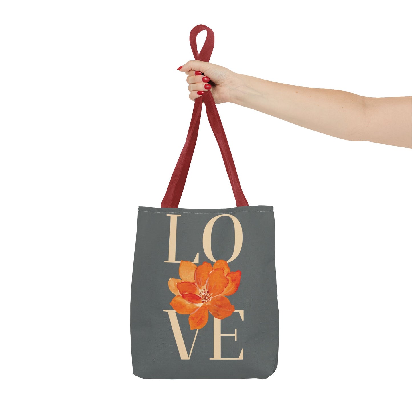 Love Floral Tote Bag