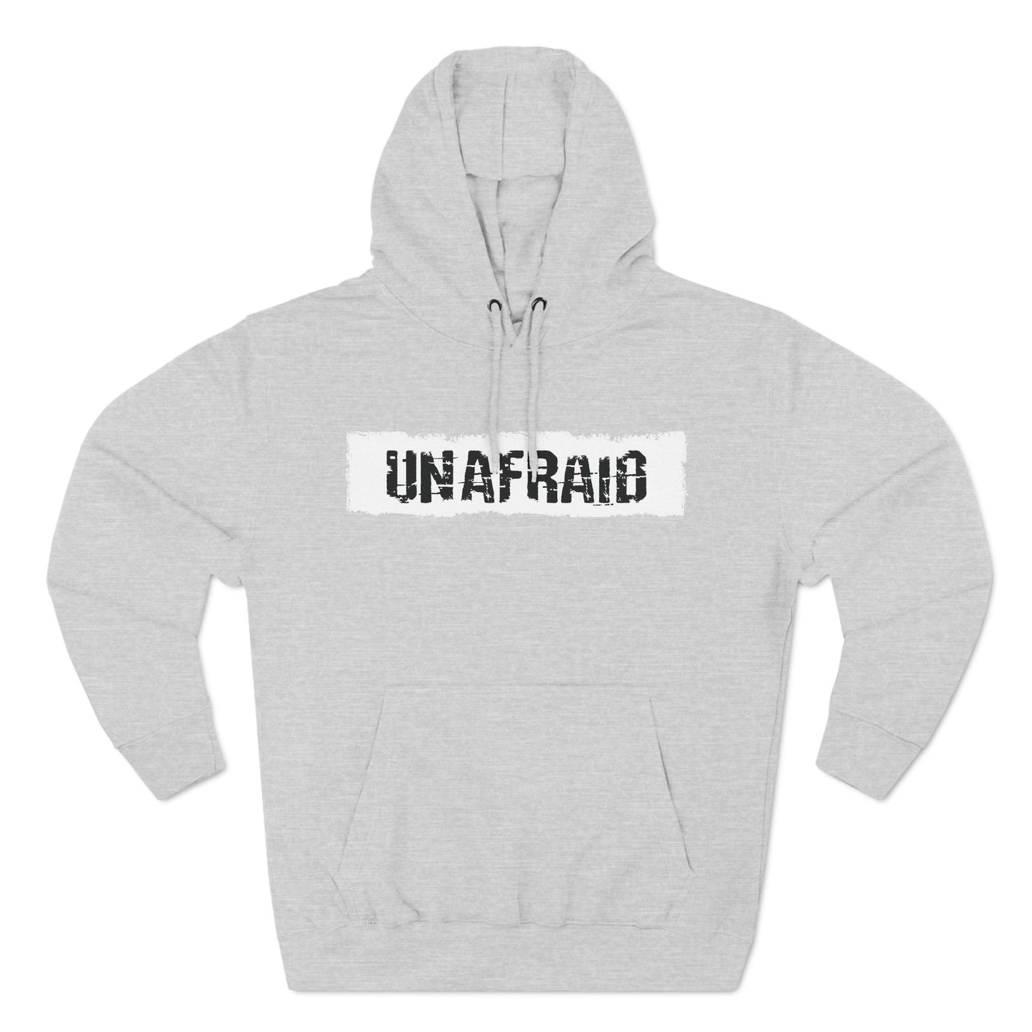 Fleece Hoodie `Unafraid` Dynamic Design