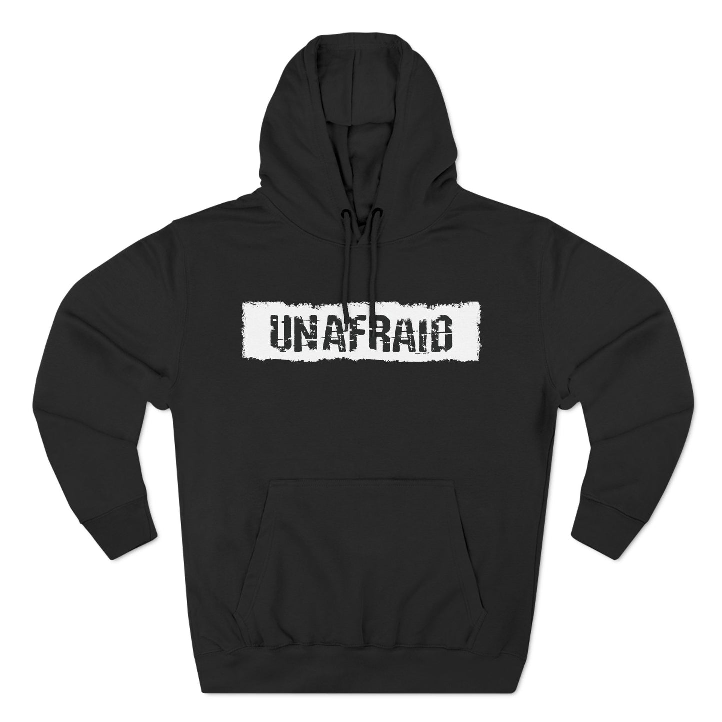 Fleece Hoodie `Unafraid` Dynamic Design