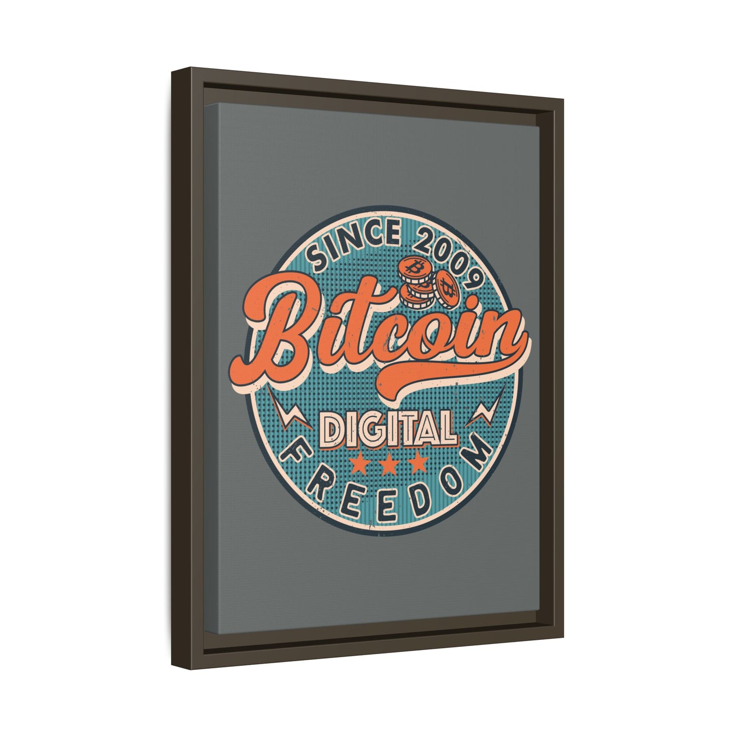 Digital Freedom Bitcoin Wall Art