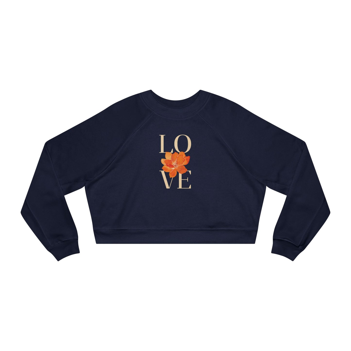 L.O.V.E  Women's Cropped Sweater