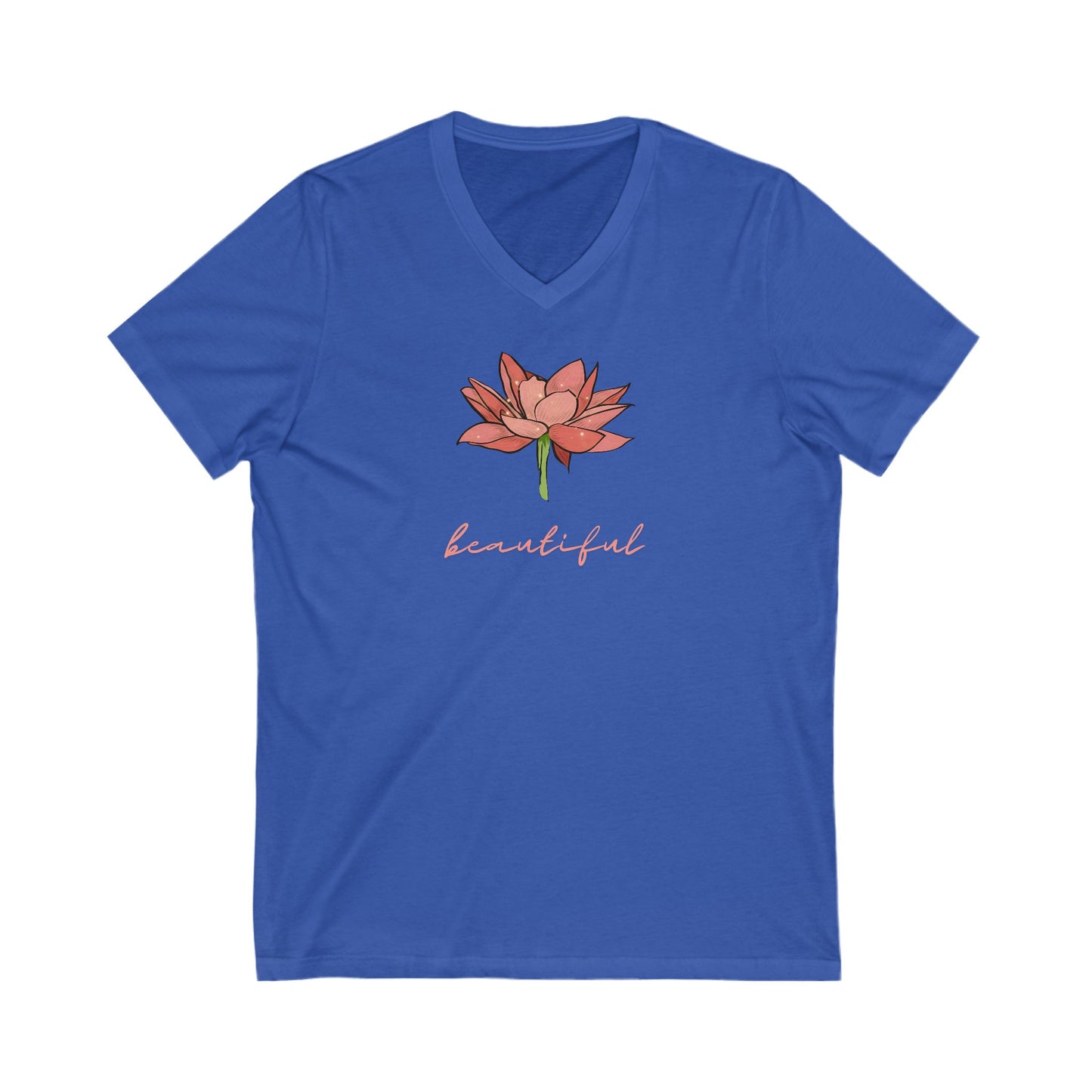 Floral V-Neck Tee